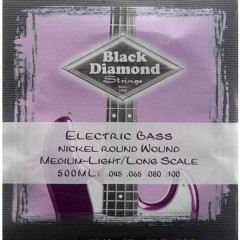 Струни для бас-гітари BLACK DIAMOND N500ML