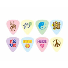 Медиатор в ассортименте D'Andrea PL-MD Peace & Love Medium