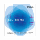 Strings For Violin D'Addario HELICORE VIOLIN STRING SET (4/4 Scale, Medium Tension)