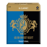 Reeds for Bb Clarinet Rico Grand Concert Select Traditional #2.5