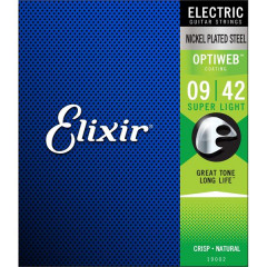 Струни для електрогітари Elixir EL OW SL (9-42)