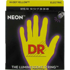 Струны для электрогитары DR NYE-10 NEON Hi-Def (10-46) Medium