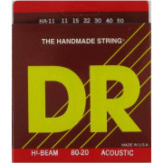 Струни для акустичної гітары DR HA-11 HI-BEAM 80/20 (11-50) Lite-Medium