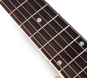 Alfabeto AG110 acoustic guitar detailing