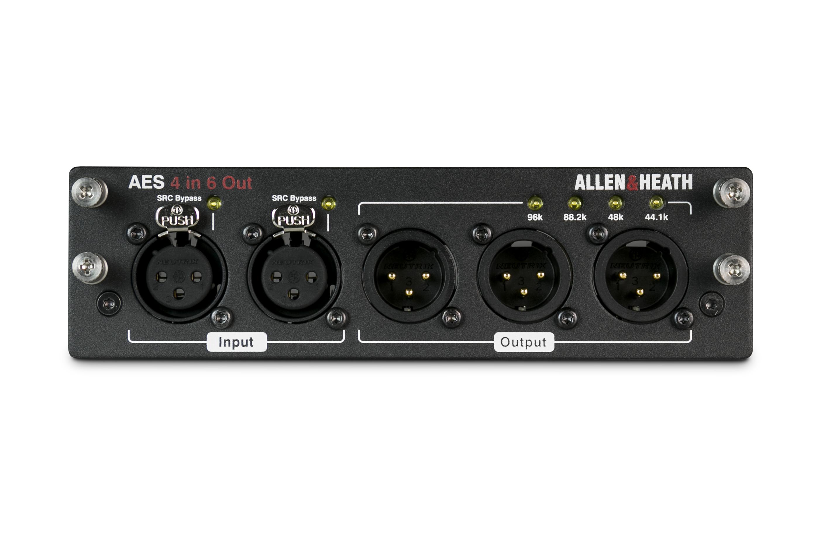 Модуль протоколу Allen & Heath dLive M-DL-AES4I6O-A