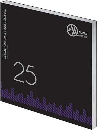 Внутрішні конверти для вінілових платівок Audio Anatomy Vinyl Inner Sleeves 12″ 25 pieces White