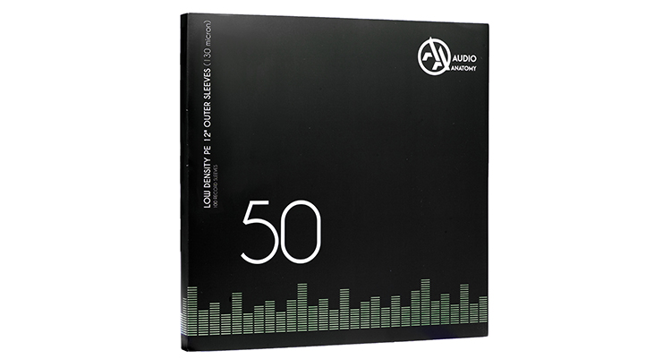 Зовнішні конверти для вінілових платівок Audio Anatomy Vinyl Outer Sleeves 12″ 50 pieces PVC
