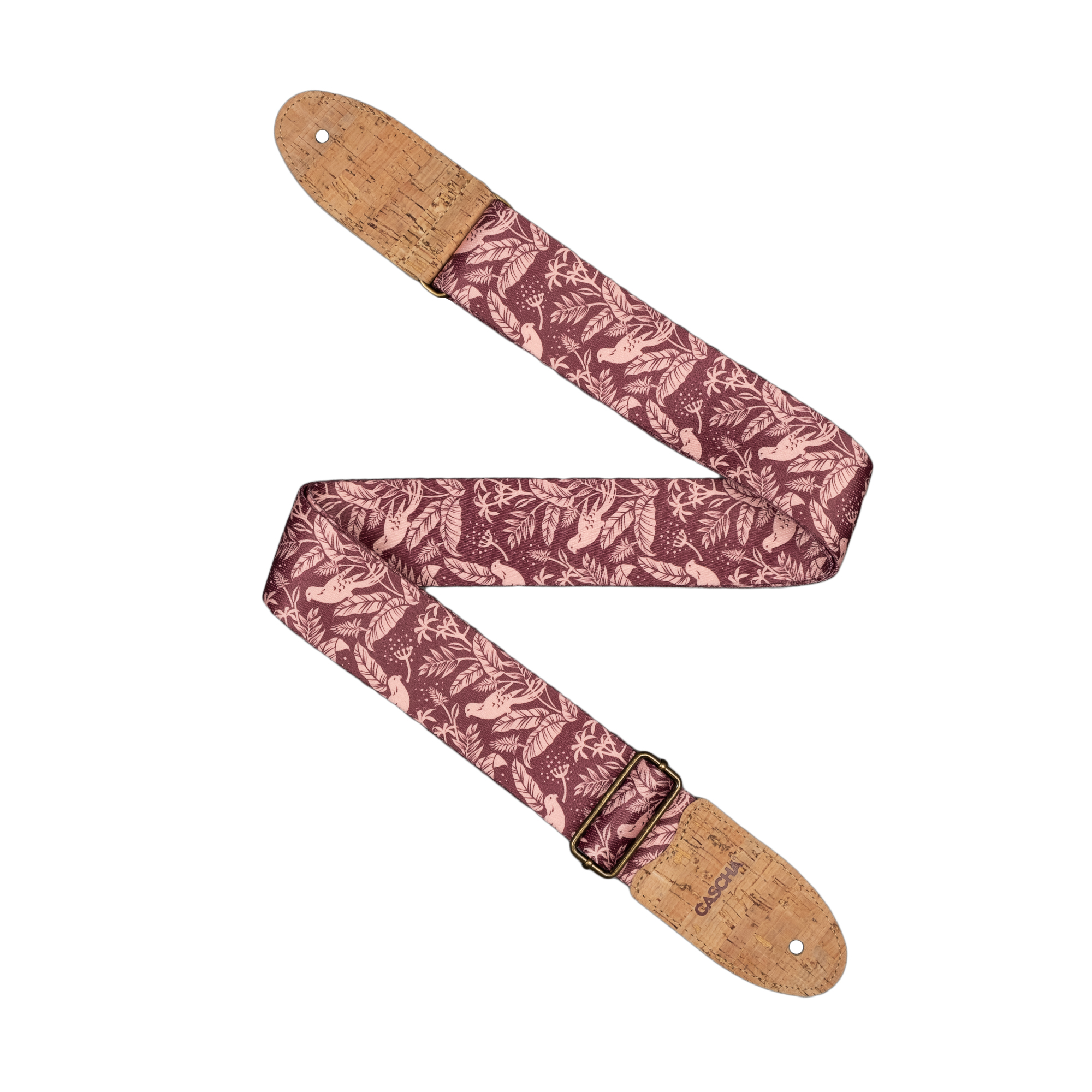 Ремінь дo гітари Cascha Vegan CGS-VC1 (Mauve Birds)