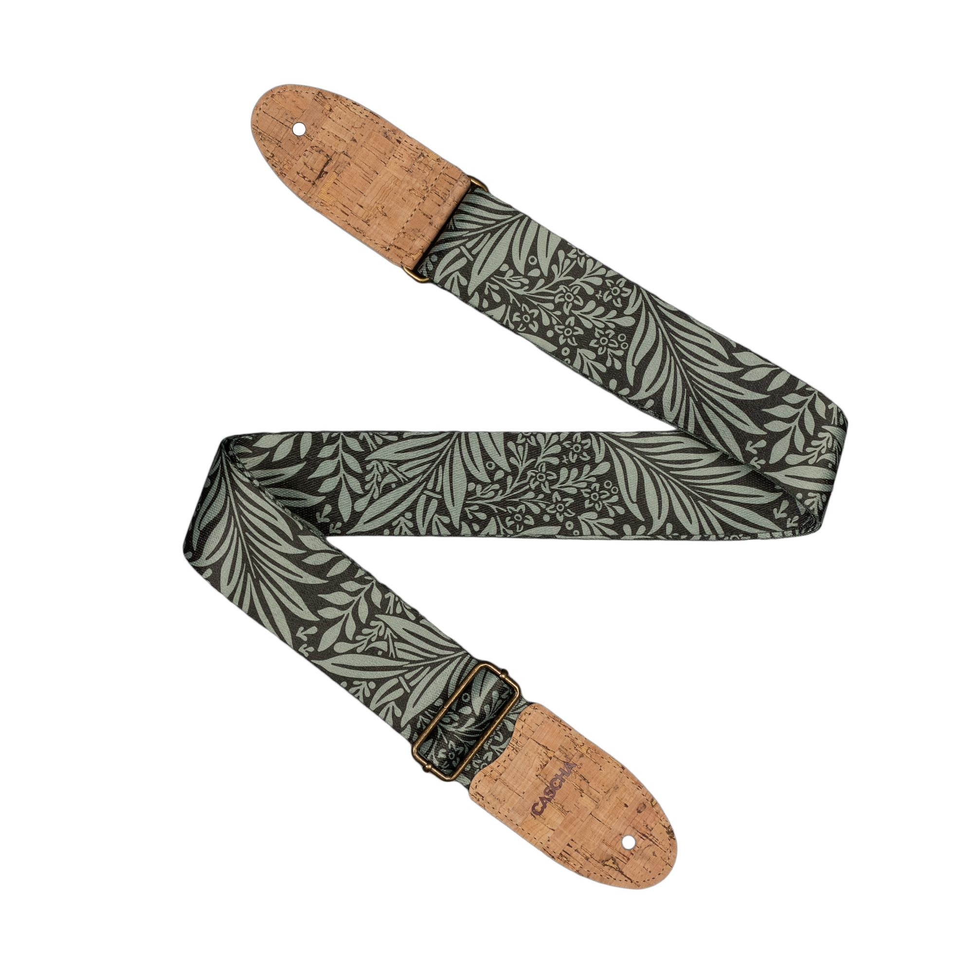 Ремінь дo гітари Cascha Vegan CGS-VC8 (Olive Jungle)