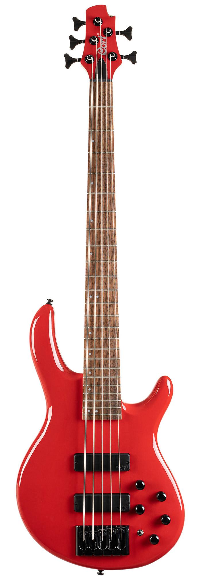 Бас-гітара Cort C5 Deluxe (Candy Red)