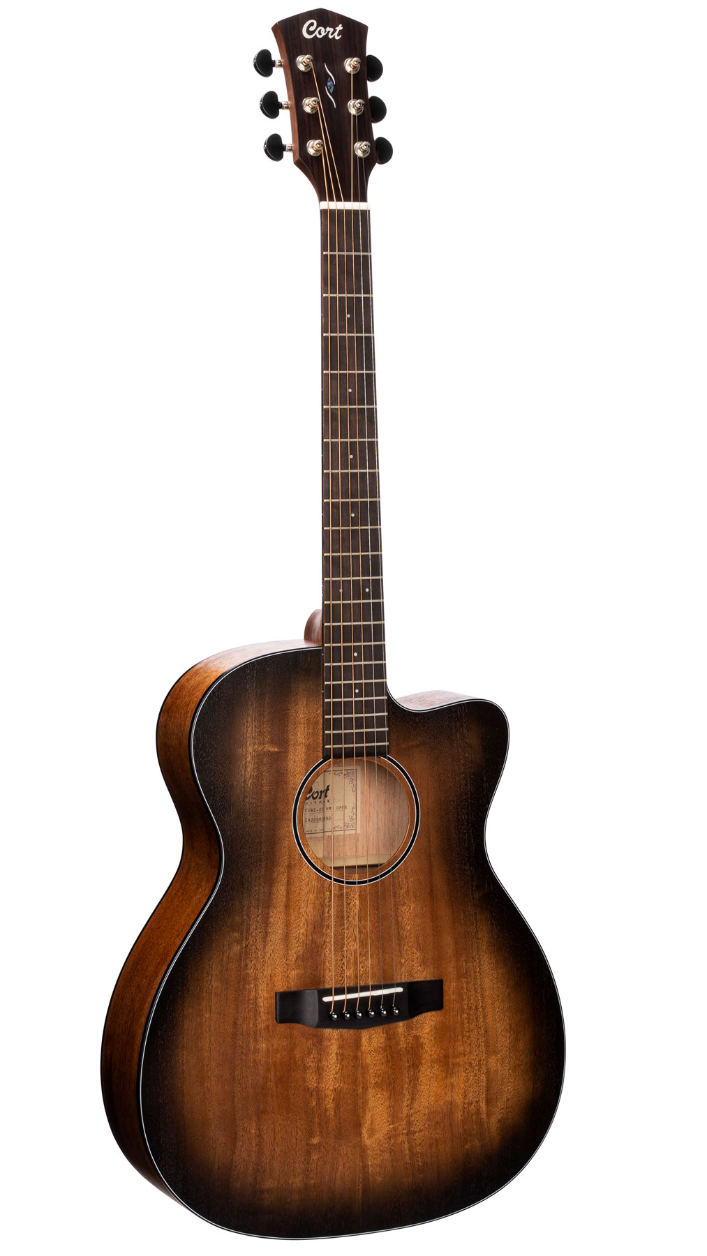 Електроакустична гітара Cort Core-OC Mahogany (Open Pore Black Burst)