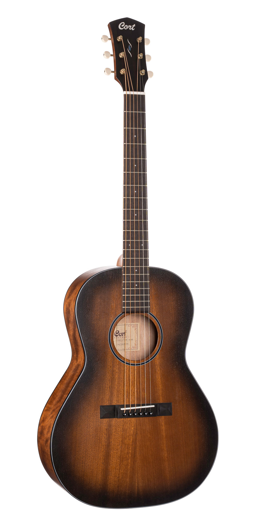 Електроакустична гітара Cort Core-PE Mahogany (Open Pore Black Burst)