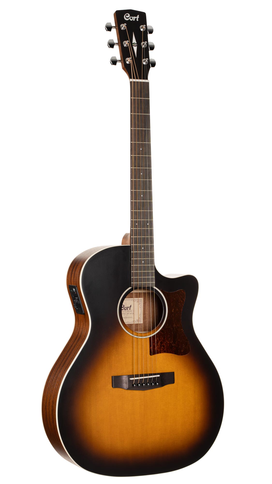 Електроакустична гітара Cort GA1E (Open Pore Sunburst)