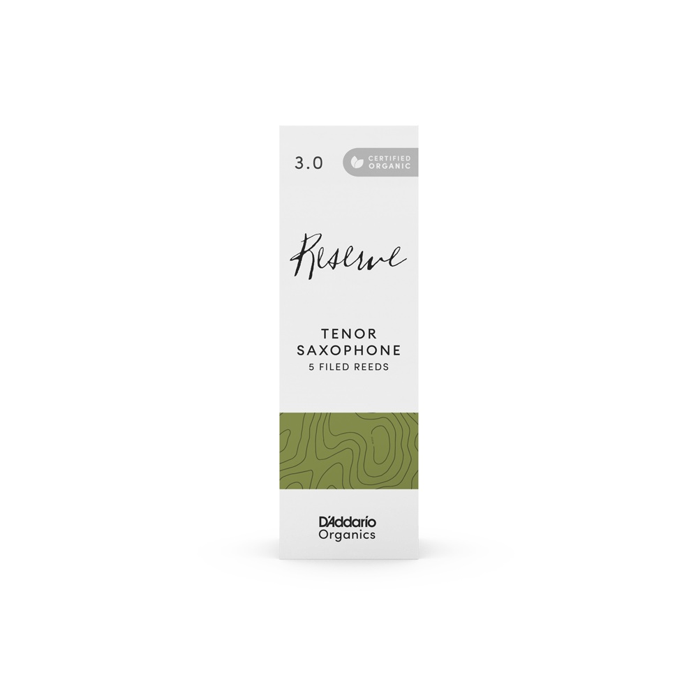 Тростини для тенор саксофона D'Addario Organic Reserve - Tenor Sax #3.0 (5 шт)