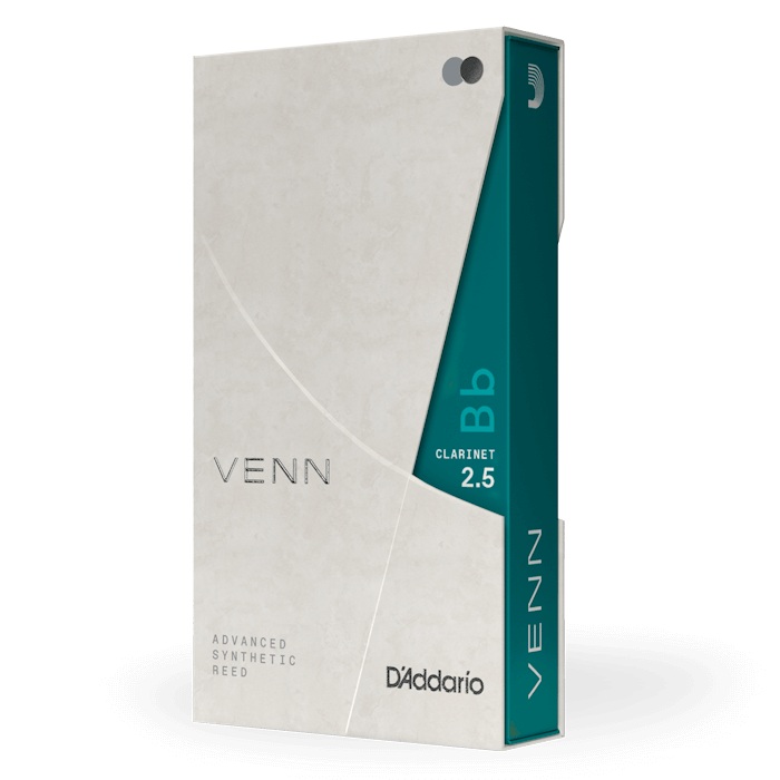 Тростина для кларнета Bb D'Addario Venn Bb Clarinet Reed #2.5 (1 шт)