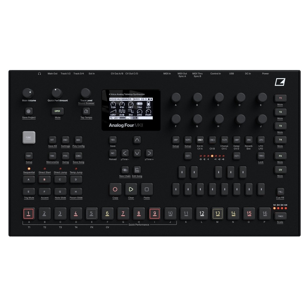 Синтезатор Elektron Analog Four MKII (Black)