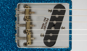 Fender J Mascis Telecaster (Bottle Rocket Blue Flake) detailing