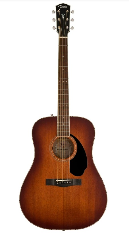 Електроакустична гітара Fender PD-220E Dreadnought All Mahogany (Aged Cognac Burst) + кейс