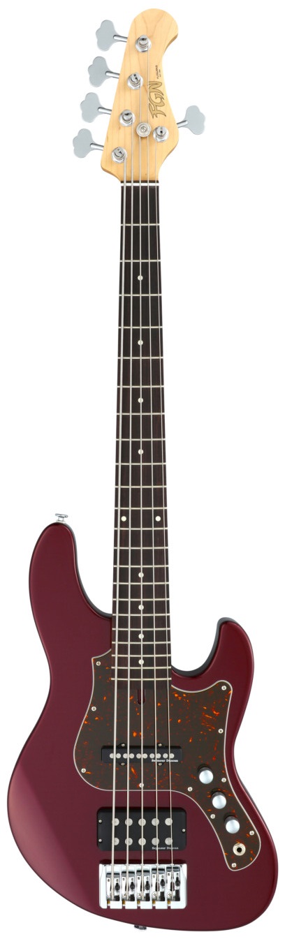 Бас-гітара FGN (Fujigen) JMJ52-AL-R Mighty Jazz J-Standard Series (Azuki Metallic)