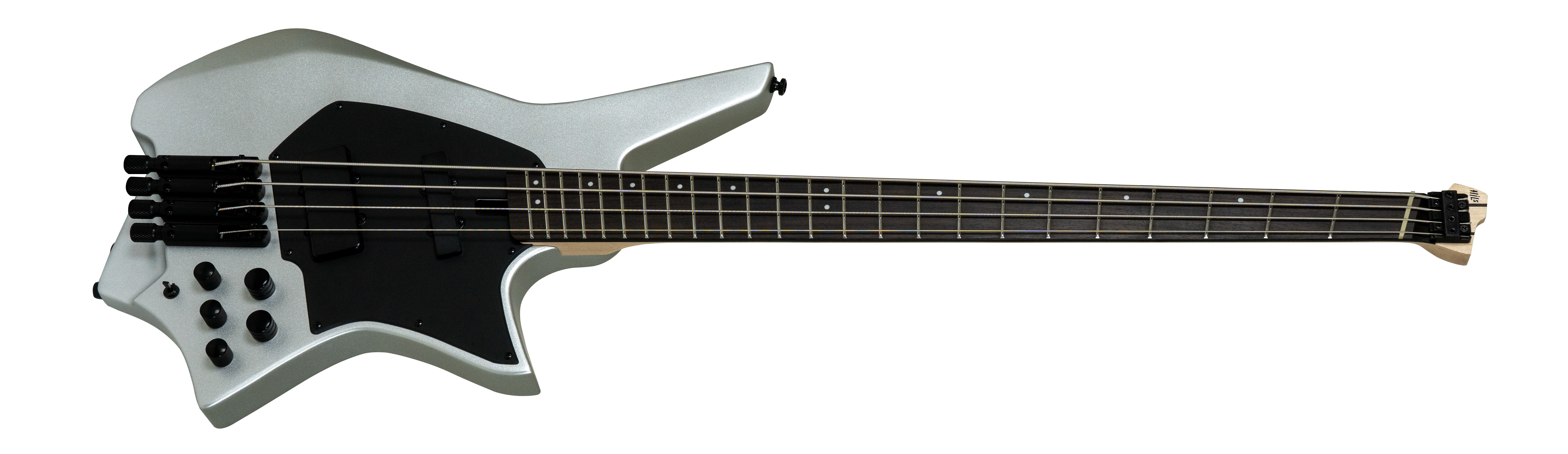 Безголовая бас-гитара HILS HZB4 S/SV (Satin Silver)