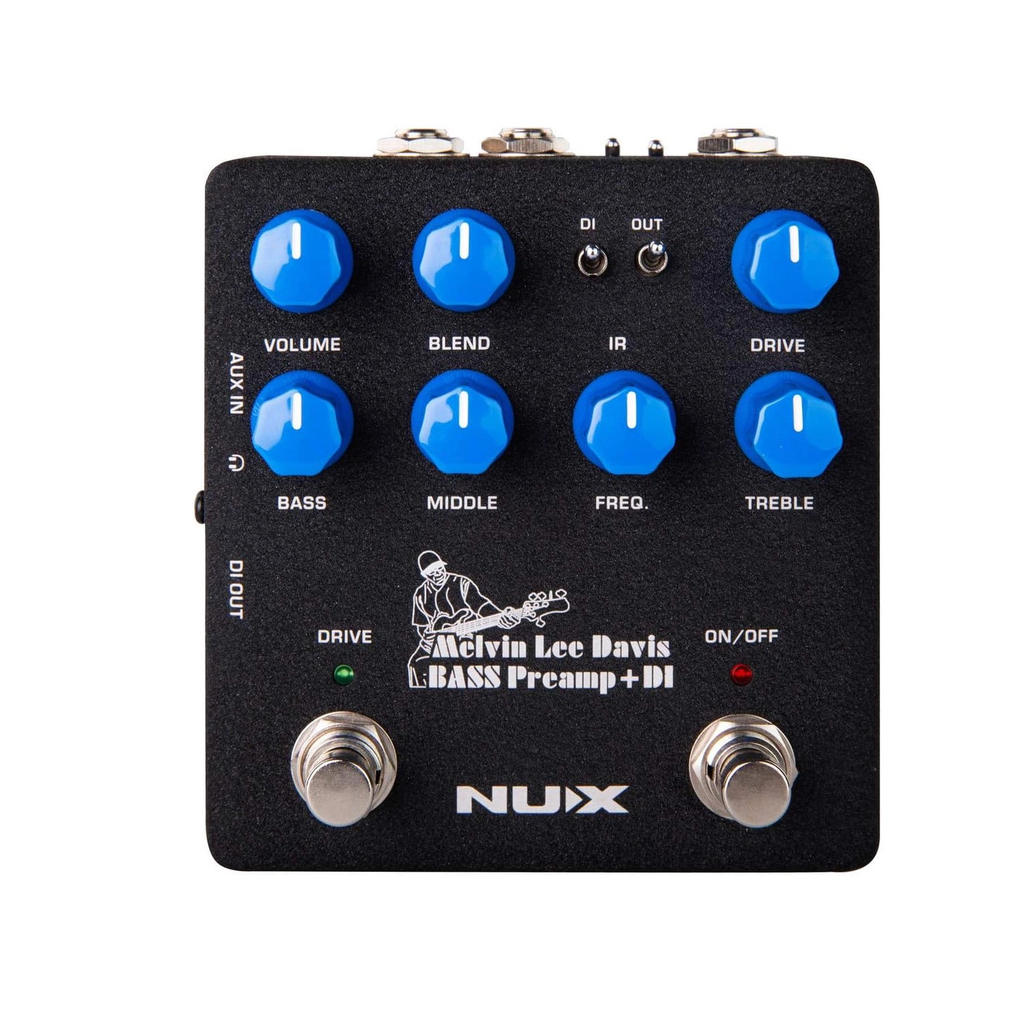 Бас-гітарна педаль ефектів NUX Melvin Lee Davis Bass Preamp + DI