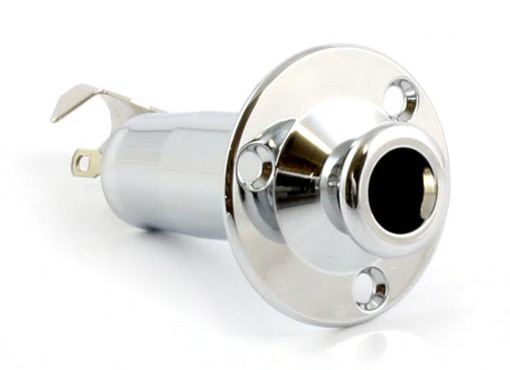 Модульний роз'єм під 1/4 Paxphil LJ35 Scres Mount Stereo Endpin Jack (Хром)