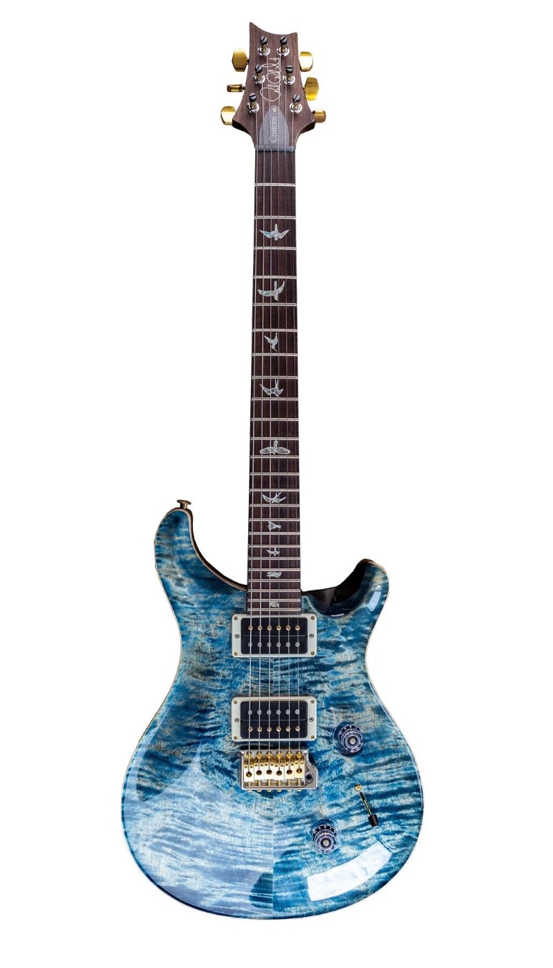 Електрогітара PRS Custom 24 10 Top (Faded Whale Blue) #0353991