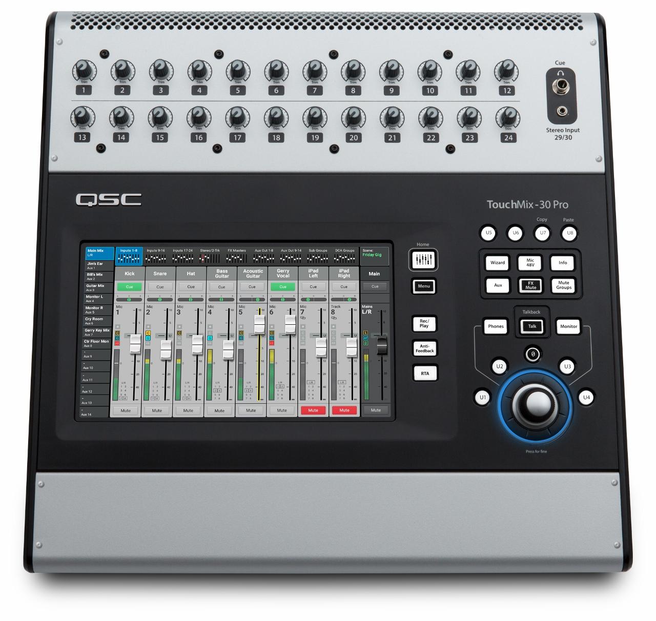 Цифровий мікшерний пульт QSC TouchMix-30 Pro