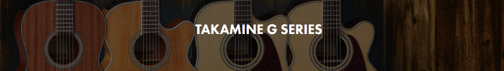 Takamine G series guitars promo photo