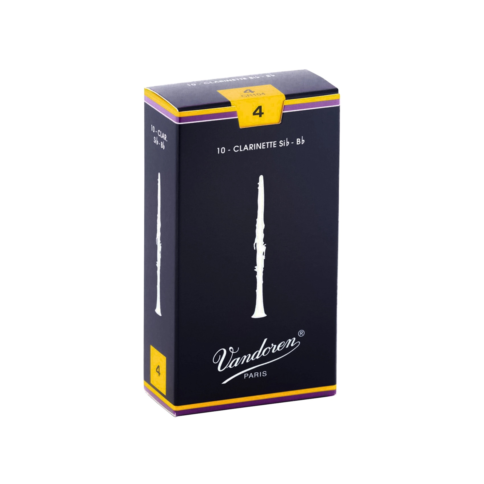 Тростина для кларнета Bb Vandoren Traditional CR104 #4.0 (1 шт)