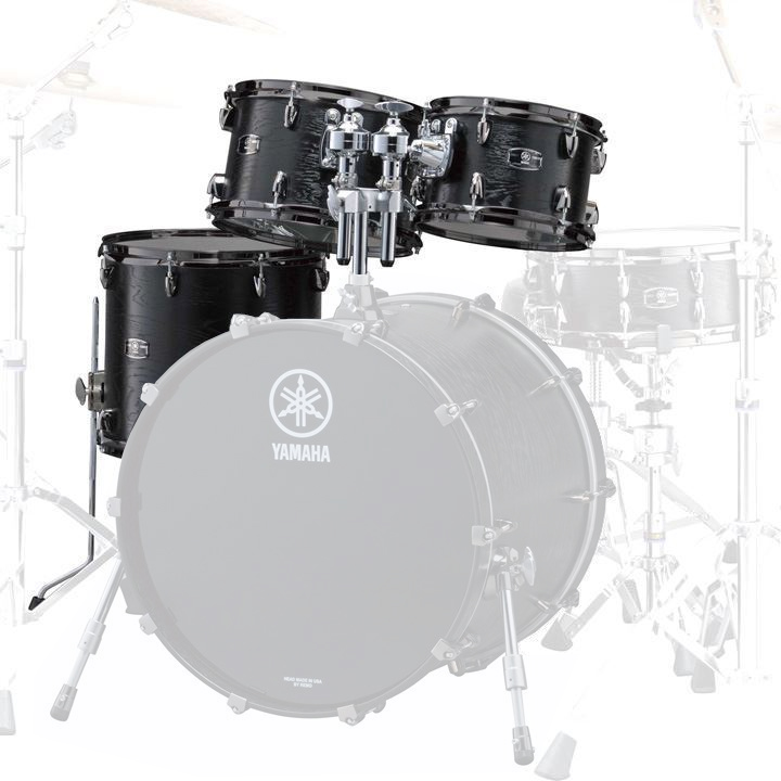 Набір барабанів томів (2 підвісних та підлоговий) Yamaha Live Custom Hybrid Oak LHP6F3-UCS (UZU Charcoal Sunburst)
