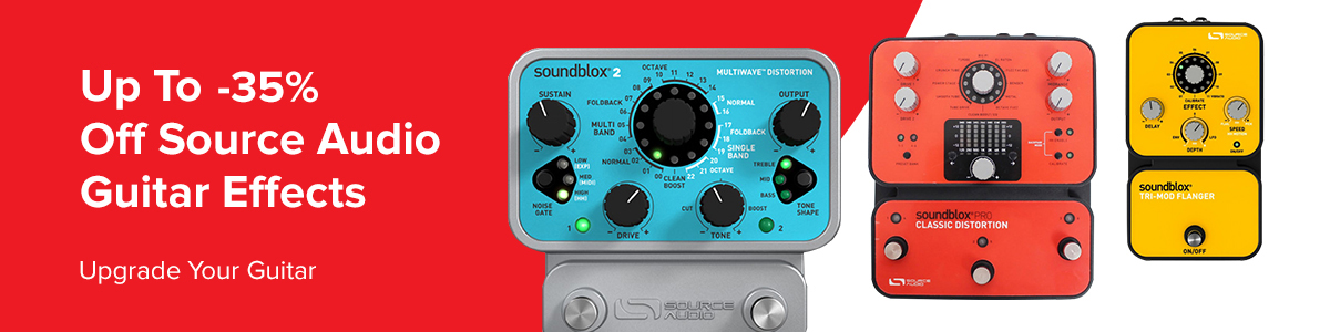 «MUSICIAN.ua» offers 35% discount on guitar effects pedal Source Audio!