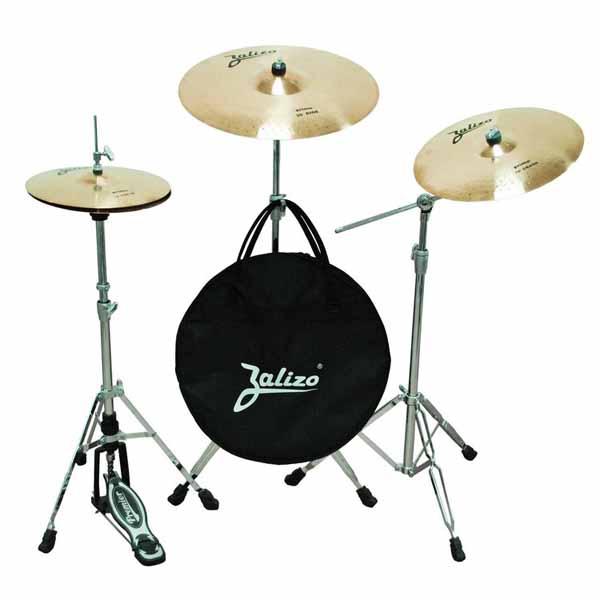 Набір тарілок для барабанів Zalizo Prime set No.2 (14" Hi-Hat, 16" Crash, 20" Ride, чохол)