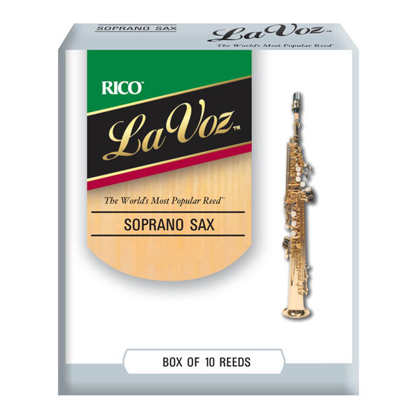 Тростини для сопрано саксофона Rico by D'Addario La Voz - Soprano Sax Soft (10 шт)