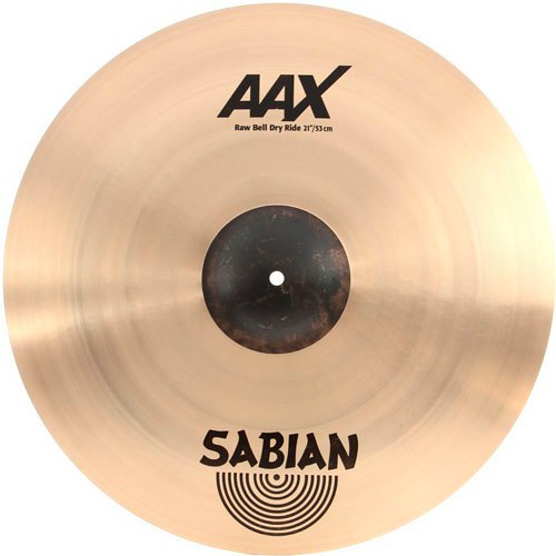Тарілка для барабанів Sabian 21" AAX Raw Bell Dry Ride (Brilliant)
